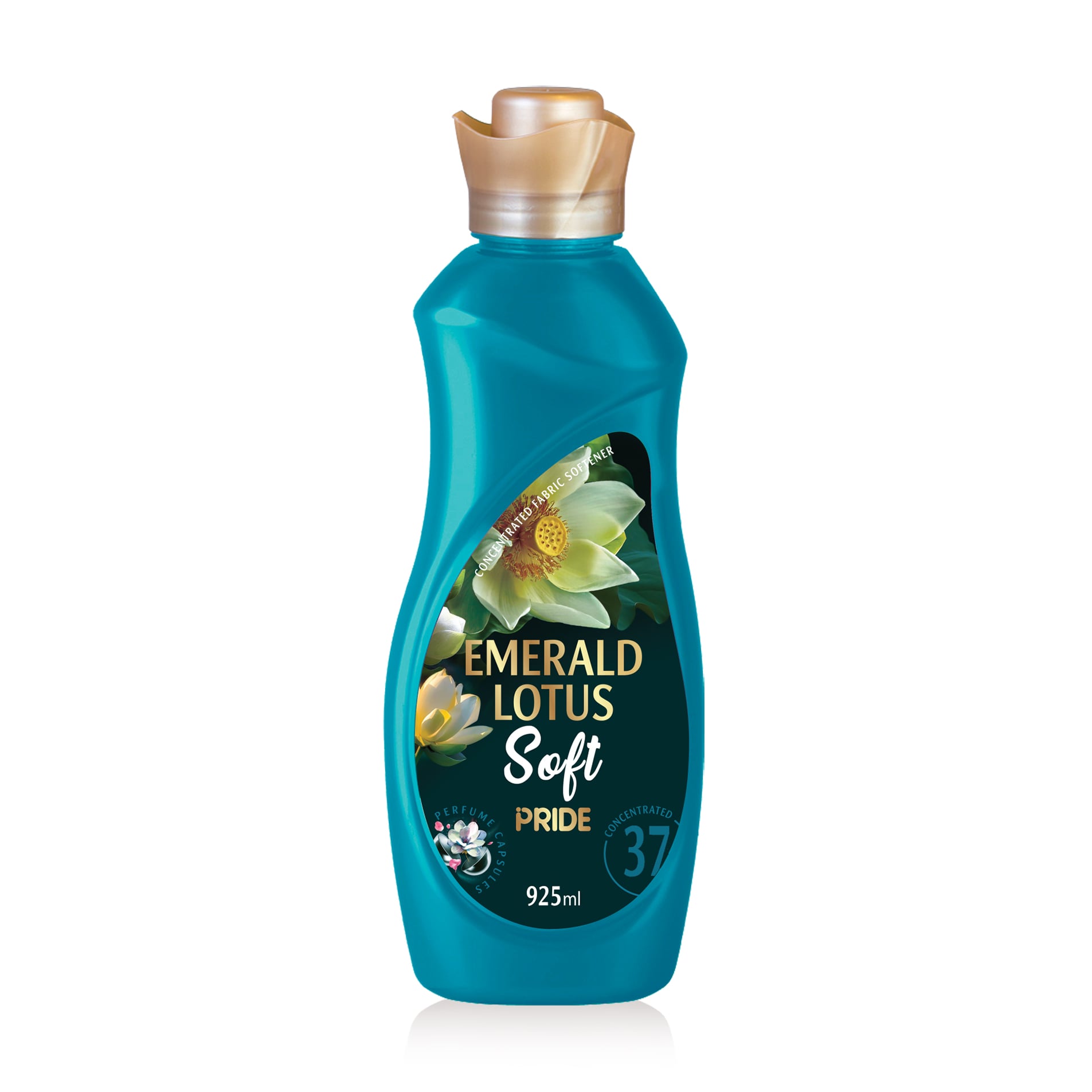 Кондиціонер-ополіскувач для білизни PRIDE Soft Emerald Lotus 37 циклів прання, 925 мл